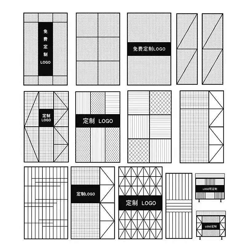 铁艺菱形网格片工业风屏风饭店隔断围栏墙酒吧烧烤店餐厅网格吊顶