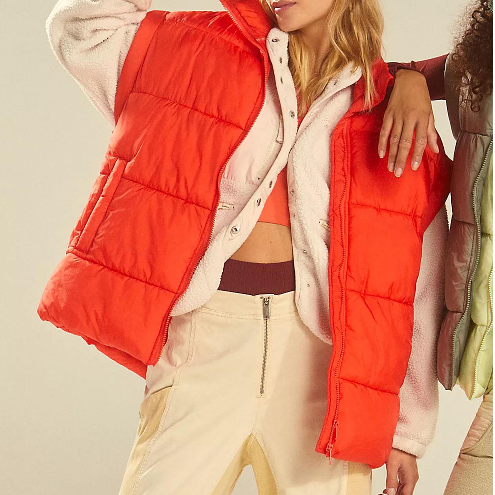 Cotton vest jacket for women 棉马甲外套女图片