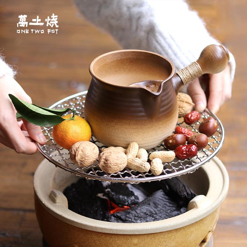 万烧日式木炭烧烤器炉便携式多功能碳炉煮茶煮围炉茶户ABX外土野
