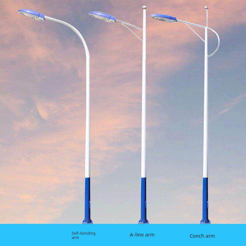 led路灯户外3/4/5/6/7/8/10米新农村舜邦高杆道路超亮100W路灯杆