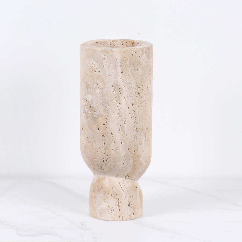 高级感轻奢大理石花器摆件家居客厅电视柜玄关桌面装饰品创意花瓶,家居饰品,花瓶,淘宝优惠券,粉丝福利购,淘宝优惠卷