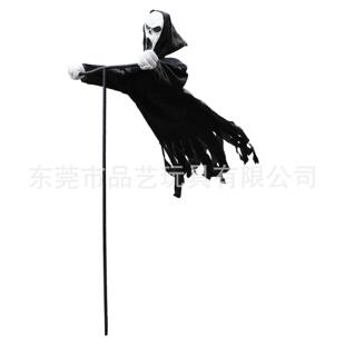 Scream ScareCrow幽灵长袍稻草人万圣节产品惊声尖叫花园庭院装饰