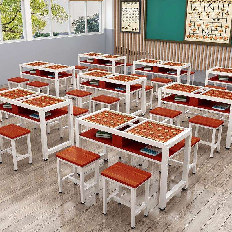 实木象棋桌子围棋桌双面棋盘桌家用学习桌中式多功能桌椅直销