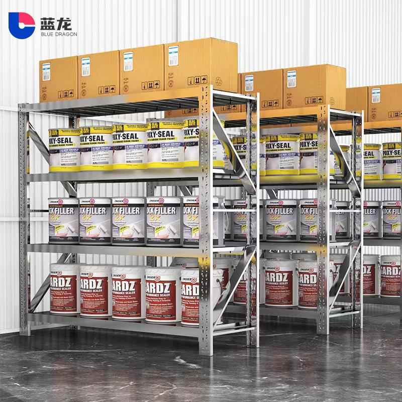 304不锈钢仓储重型货架工厂仓库商用冷库地下室储物多层置物架子