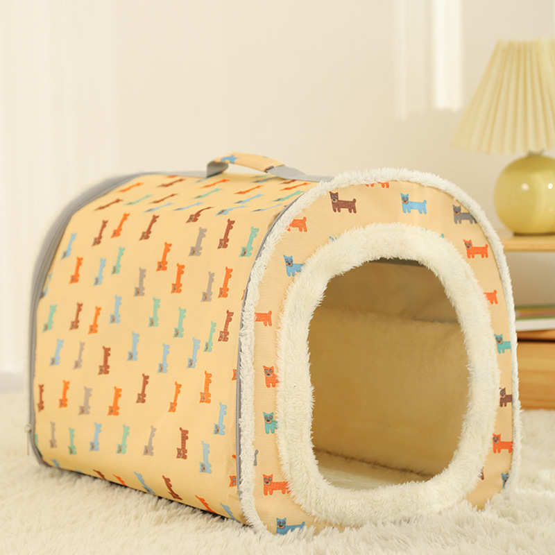 狗窝小型拆洗塌陷宠物窝窝车载垫防封闭式四季通用犬可保暖猫