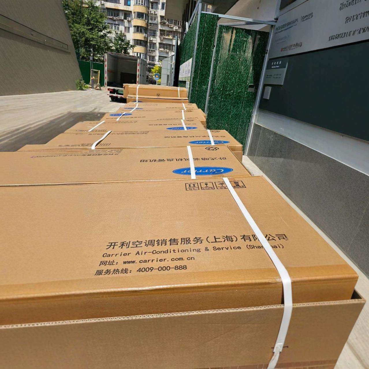 开利风机盘管二排管三排管高静压3p有囤货