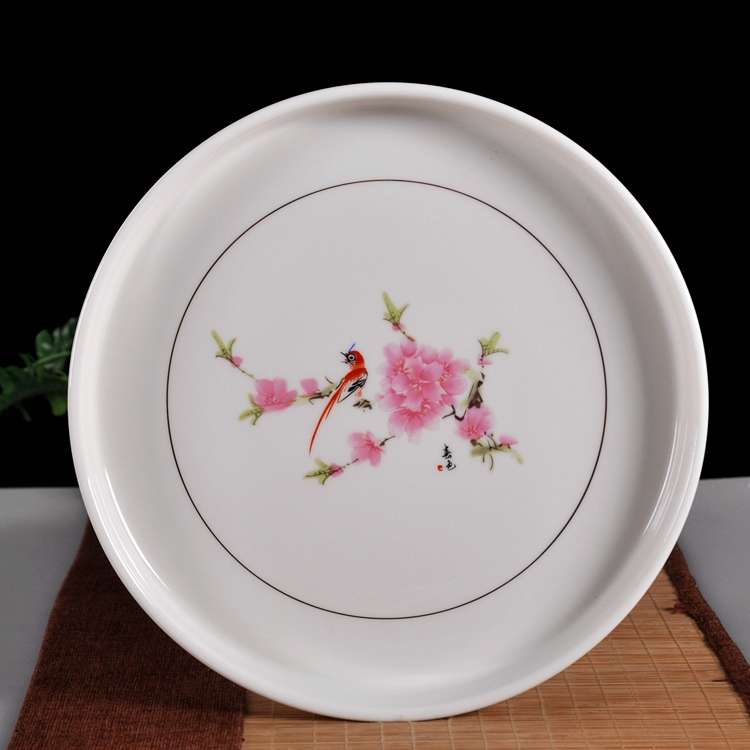 陶瓷果盘茶盘托盘 整套茶具 酒具长方形圆形中欧日式田园古典
