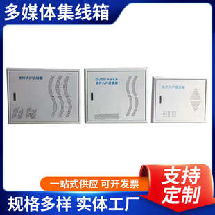 现货多媒体箱 300×400×140挂墙式光纤入户信息箱 多媒体集线箱