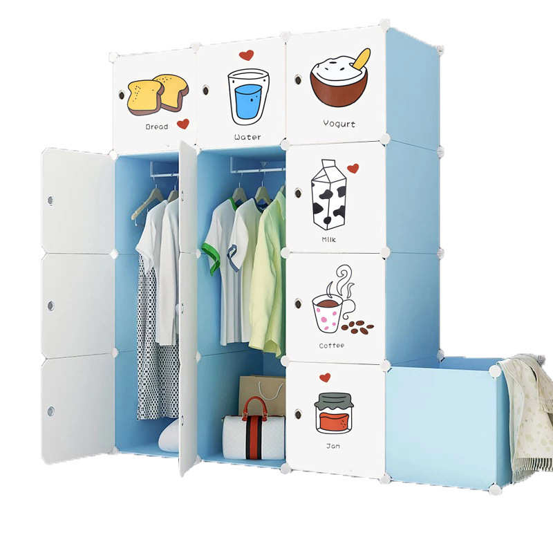 厂家直供非布艺组装简易衣柜塑料简约现代经济型衣橱卧室收纳柜