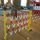 厂家供应伸缩便携式 围栏电力警示防护栏商场活动移动临时隔离护栏