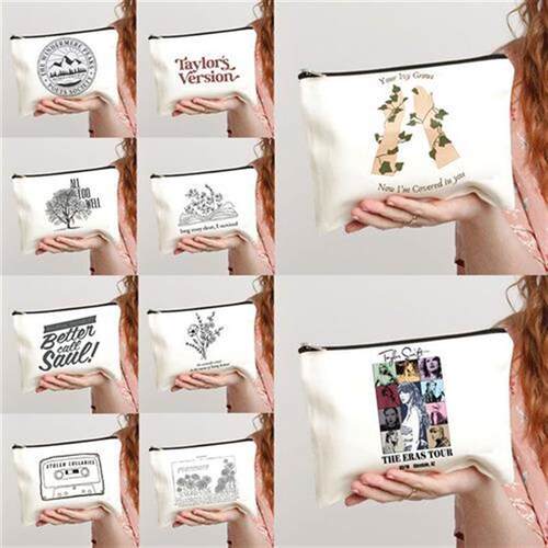 Folklore Cosmetic Bag Taylor Music Swift Albums Makeup Bag
