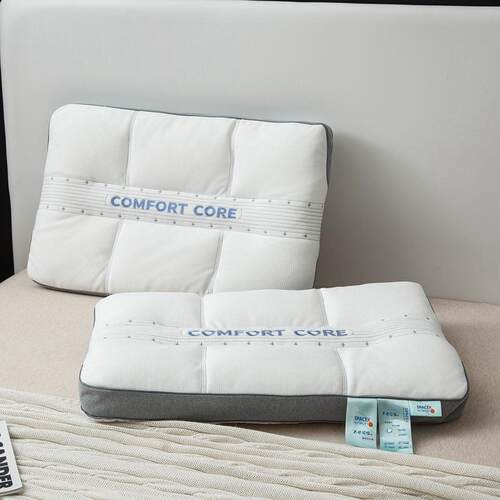 2025新款柔软华夫格四区太空记忆枕头枕芯网红护颈枕护肩枕