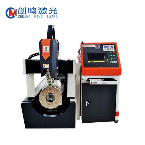 不锈钢管激光切割机45度角激光切管机铁管激光打孔机