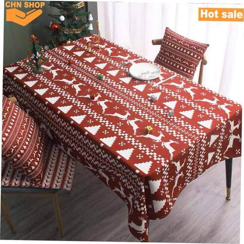 Christmas tablecloth Merry Christmas decoration table cloths