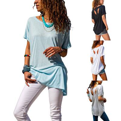 Women Open Back Athlete Loose Fitting Workout Casual Yoga