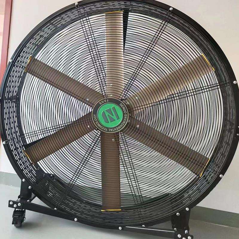 厂家直发直流通风移动式工业风扇大风力落地永磁无刷电机静音设计
