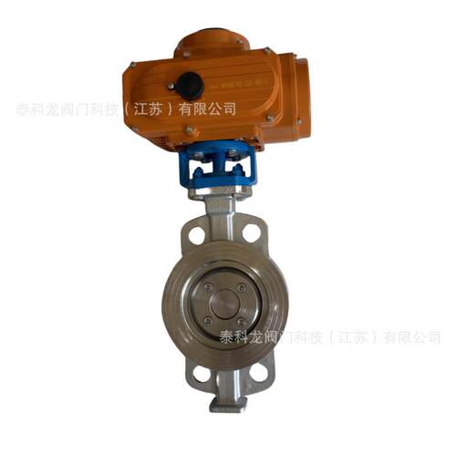 D97W-25RL不锈钢16LCFM电动三偏心金属密封对夹蝶阀