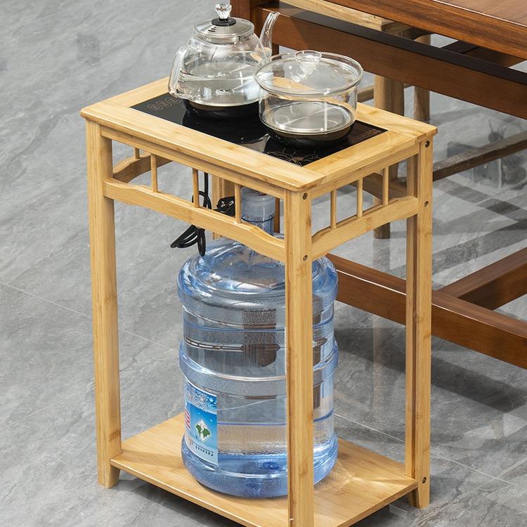 茶桌家用茶台边柜侧实小木壶泡茶柜吧茶几烧水一体水桶见描述架茶