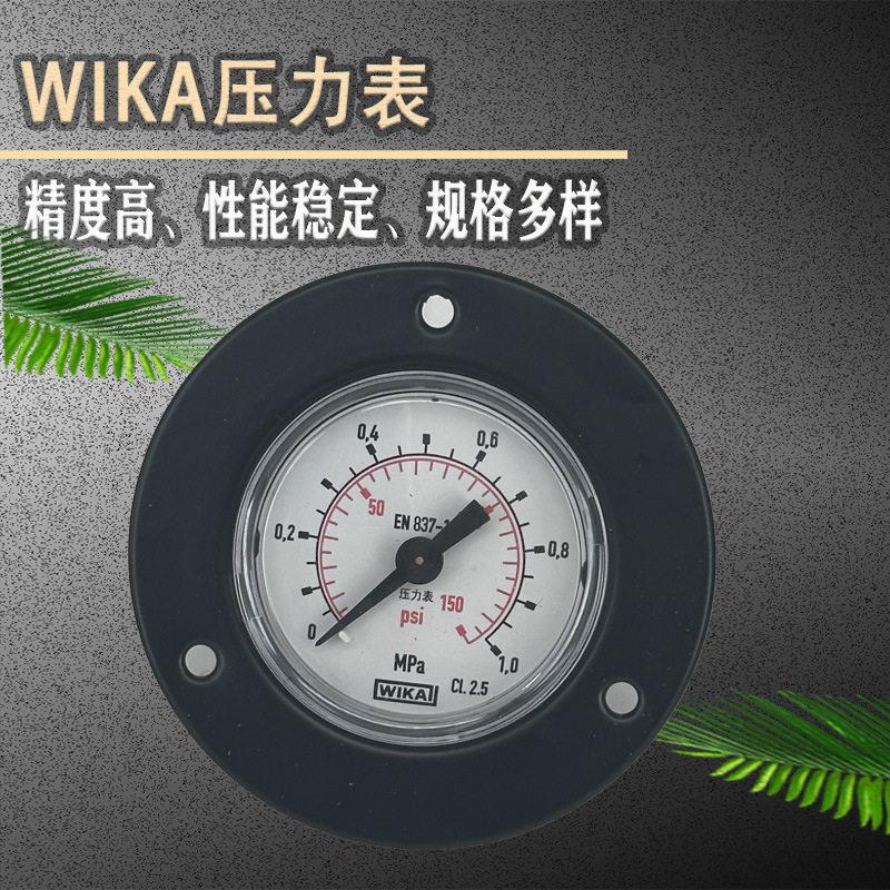 带边压力表111.12.040型 轴向径向安装 一般工业用wika压力表