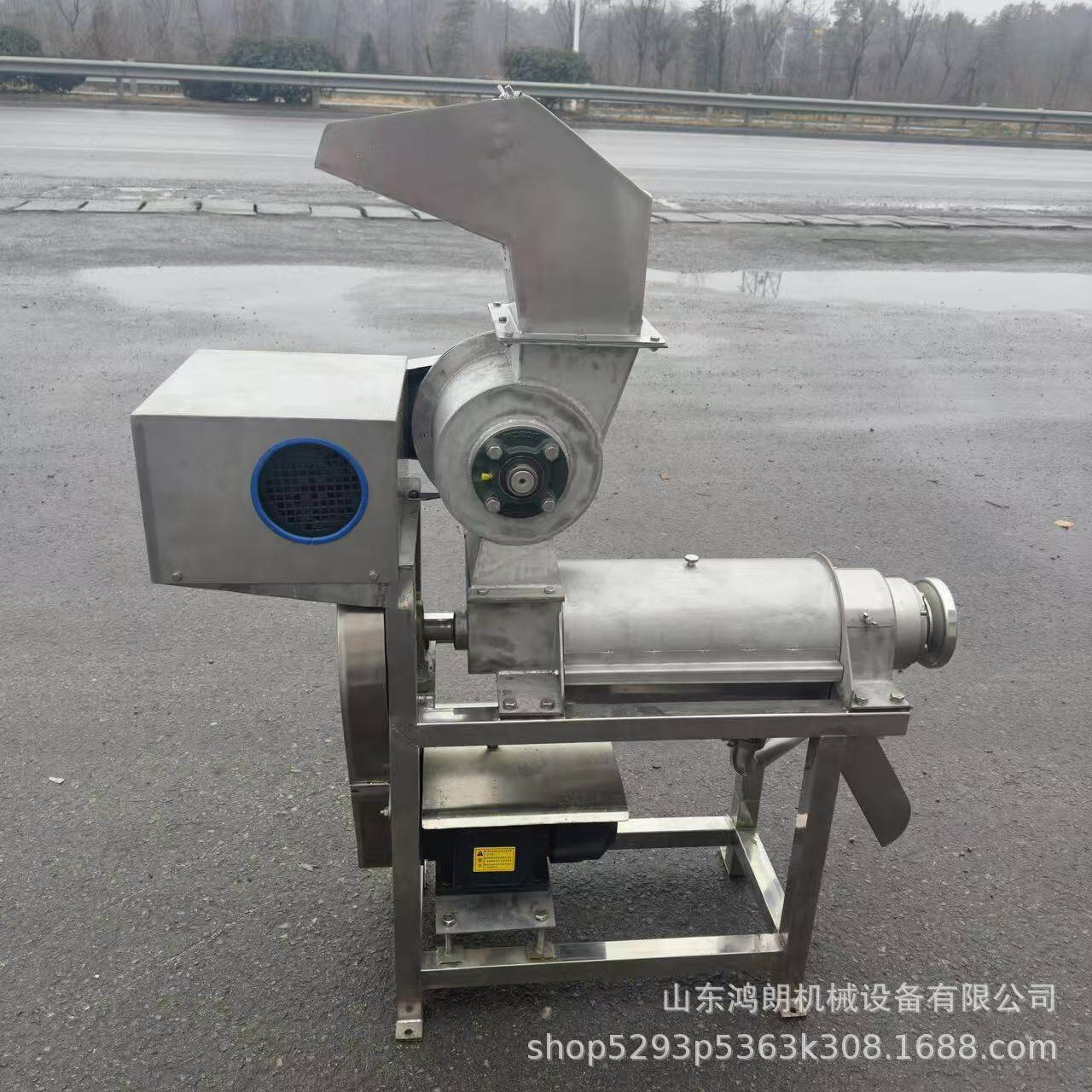 有机桑葚挤压压榨汁机不712钢鲜榨水果榨原锈汁机果汁饮料加工设