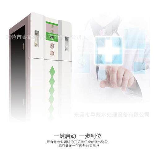 去离子水机中小型喷漆印染五金清洗电镀超声波实验室用超纯去离子