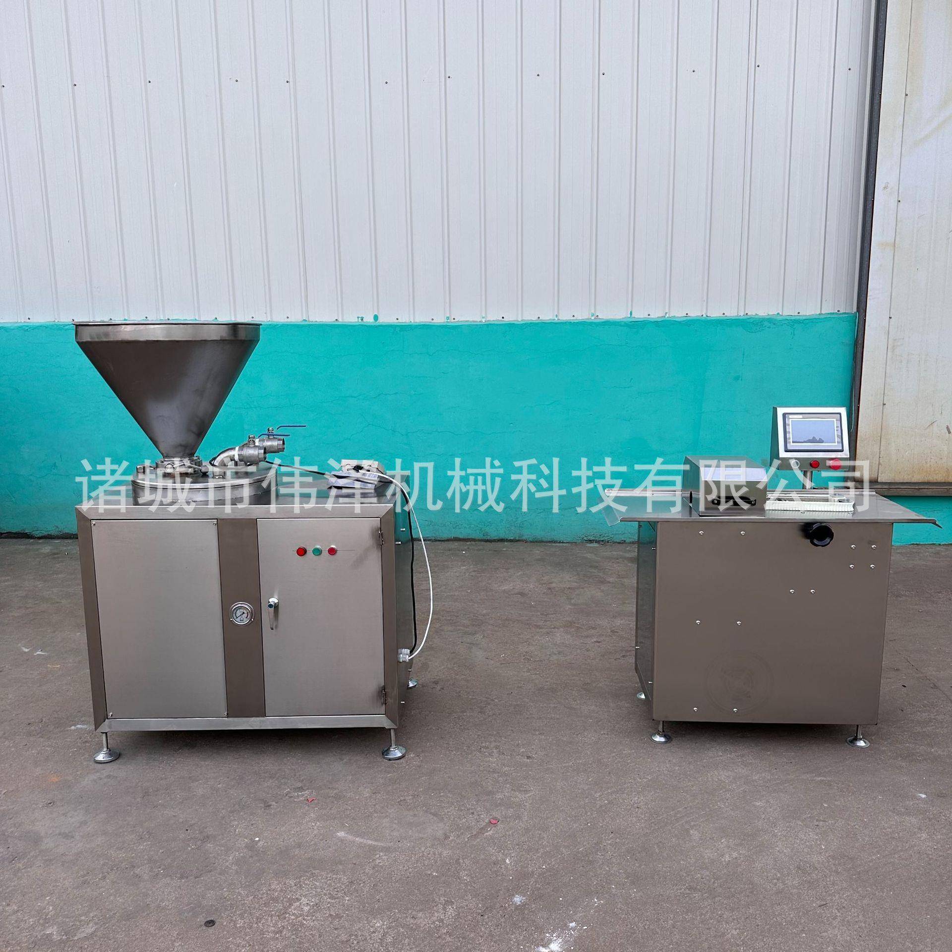 现货供应灌肠机四川腊肠加工设备大型商用液压灌肠机