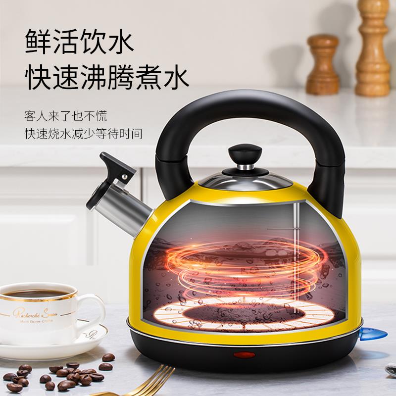 德ee不we国电水无品牌/壶用自快断3电04锈钢家壶开水 热大容量壶