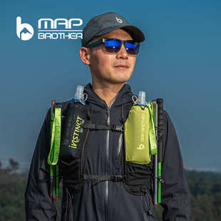 图行客铝合金登山杖四节折叠超轻越野手杖户外运动伸缩登山行山杖