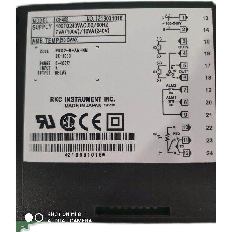 RKC CH402智能PID数显温控仪单双螺杆挤出机温度控制器48*96