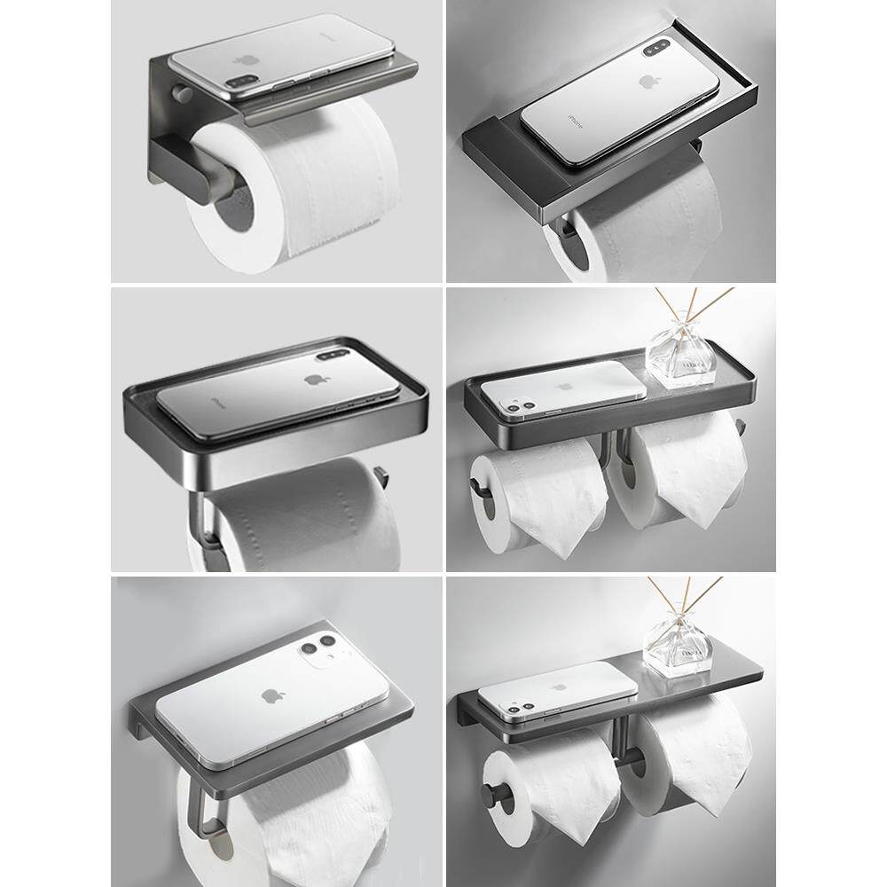 cs34不锈钢纸巾架JSQ0厨房卫置生间物厕所免打孔壁挂卷纸架手纸盒