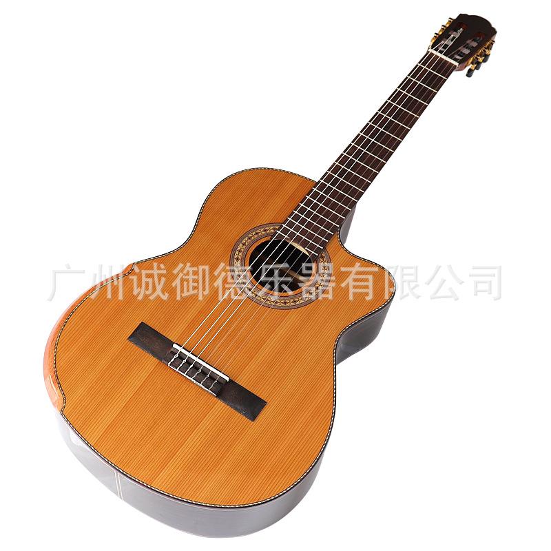 39寸6弦云杉单板玫瑰木亮光古典吉他