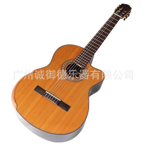 39寸6弦云杉单板玫瑰木亮光古典吉他