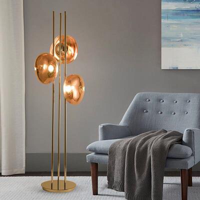 意大利简约轻奢客厅熔岩落地灯设计师网红创意立式书房卧室床头灯