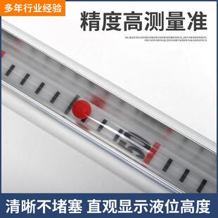不锈钢201 液位计刻度板考克有机玻璃管液位耐腐蚀 304丝扣板式