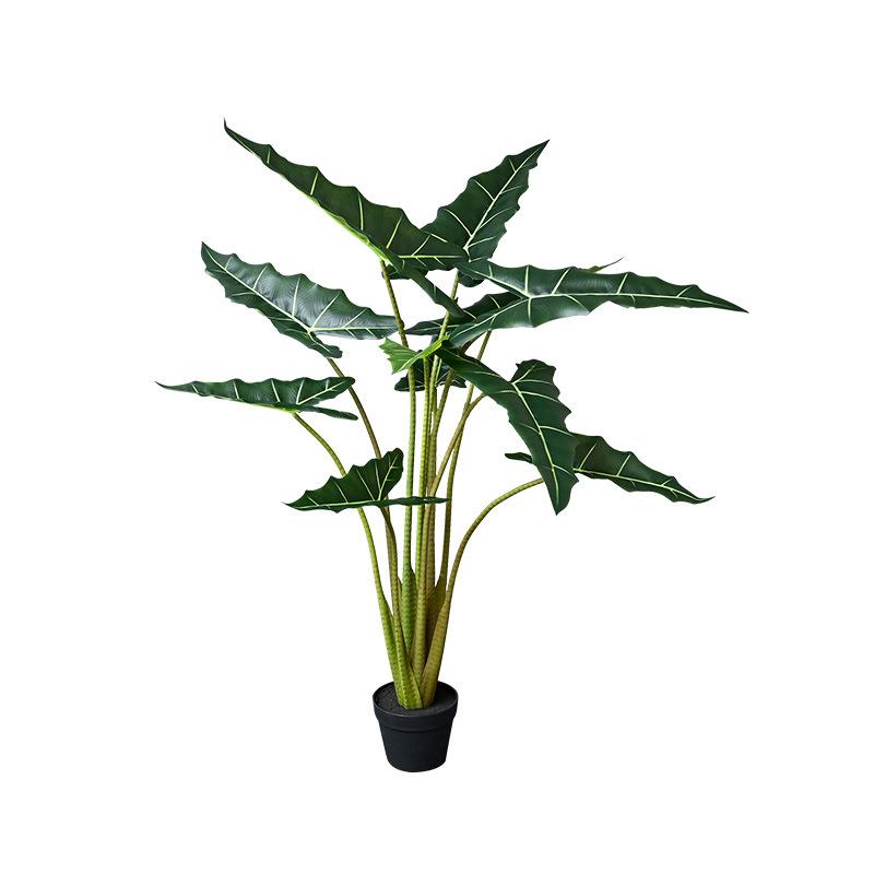 仿真海芋萨利安水芋北欧植物盆栽家居商场人造大型落地假树造景装