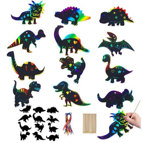 DIY Halloween bookmarks handwritten scratch drawings kids