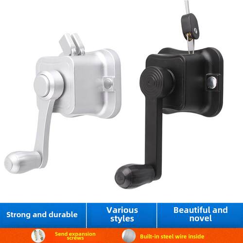 阳台晾衣架手摇曲柄万能晾衣杆升降器配件晾衣架手摇曲柄手动曲柄