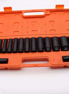 1/215件套内六角风炮套筒头重型加厚加长气动电动扳手风同动汽