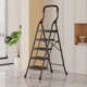 家用折叠人字梯子加厚防滑宽踏板室内多功能楼梯扶手四五步扶梯铁