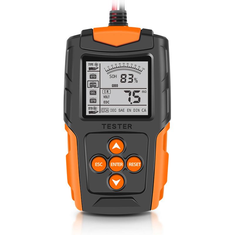 紫羲科技12V24V电池测试仪CCA内阻测量仪摩托车汽车电瓶检测
