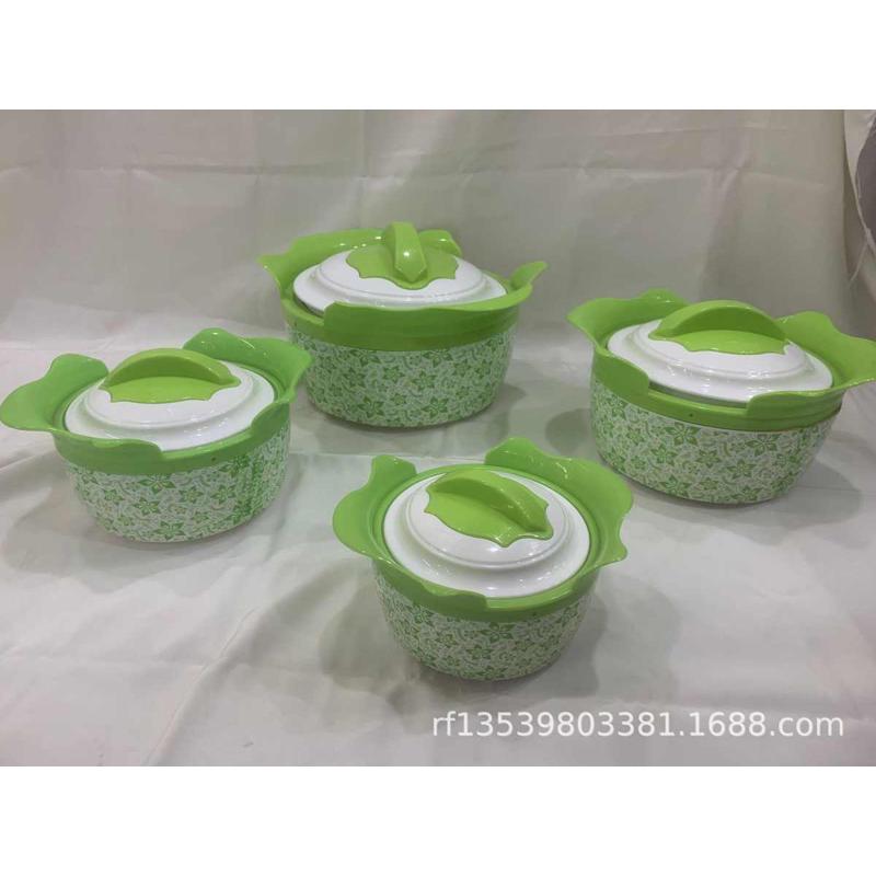 玉兰800ML12ML2200ML3200ML外贸保温饭盒便当餐盒套装4PCS