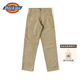 dickies24春夏水洗效果多口袋，宽松工装牛仔裤休闲裤男女情侣