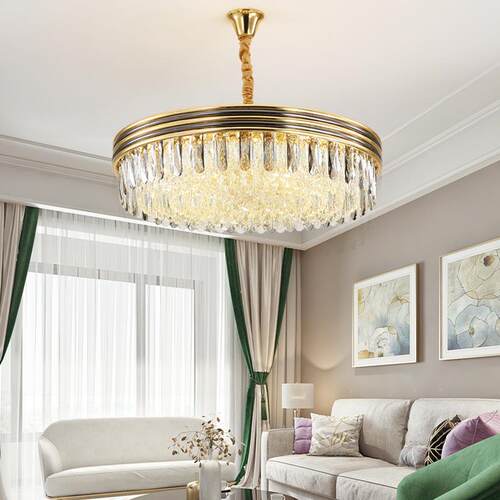 后现代水晶吊灯客厅灯餐厅卧室港式家用大气奢华简约轻奢网红灯具