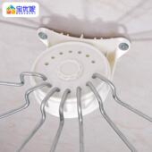 SUM宝钢优妮浴帘杆扇 不锈浴伸 免打孔弧形化妆室转角形室可折叠