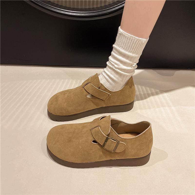 春秋单鞋女厚底全包勃肯鞋子2026新款内增高一脚蹬软底豆豆0121z,女鞋,勃肯鞋/软木鞋,淘宝优惠券,粉丝福利购,淘宝优惠卷