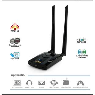 RTL8812AU 网卡 BT5 台湾製造 Linux AWUS036ACH Kali MAC拉车 ALFA