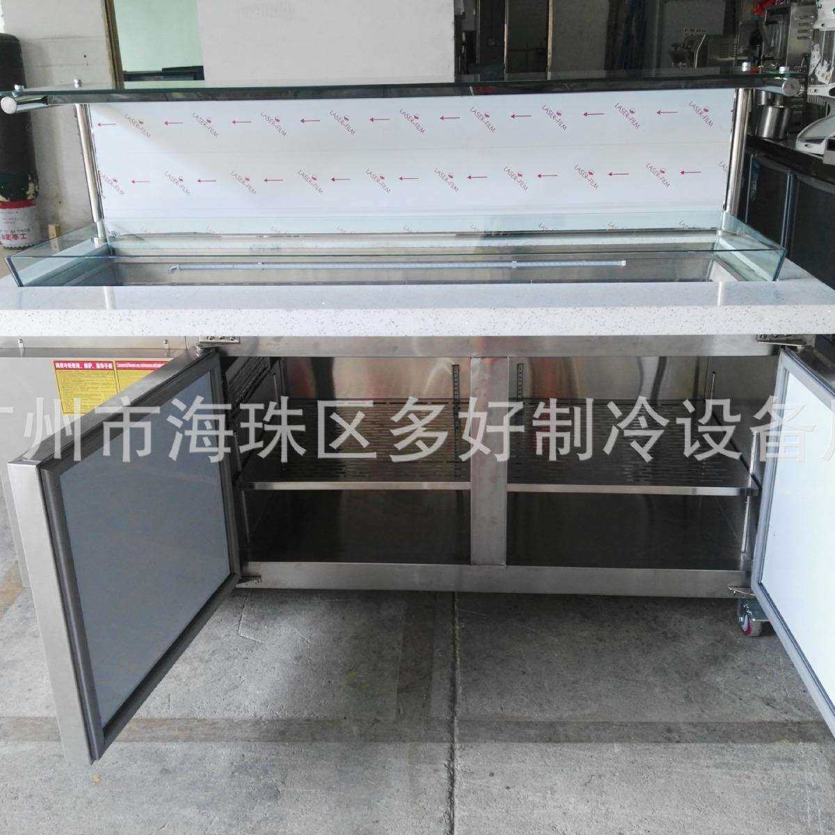 厂家直供保鲜柜制冷冰鲜台海鲜柜水果沙拉柜全国联保