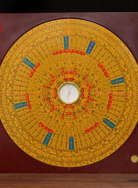 集福堂罗盘高精度专业三元三合综合罗盘罗经仪随身携带