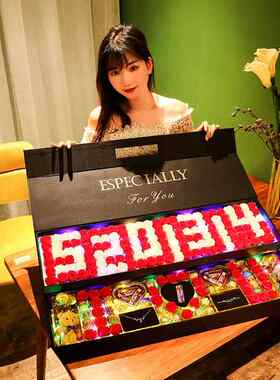 新款直销玫瑰香皂花礼盒520情人节礼物创意实用新奇生日礼物送女