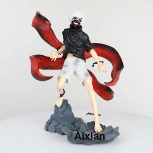 25CM Kaneki Kirishima PVC Figure Touka Ghoul Tokyo Anime Ken